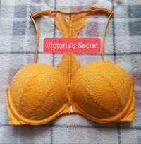 Żółty stanik zapinany z przodu Victoria's Secret 70 C