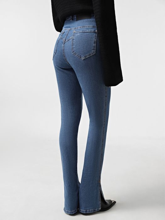 Джинси скіні CHER17 подвійна прострочка, розмір М