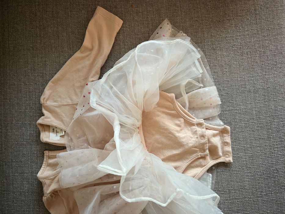 Vestido infantil de bailarina com tutu