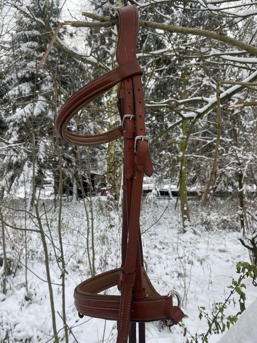 Ogłowie full  brązowe