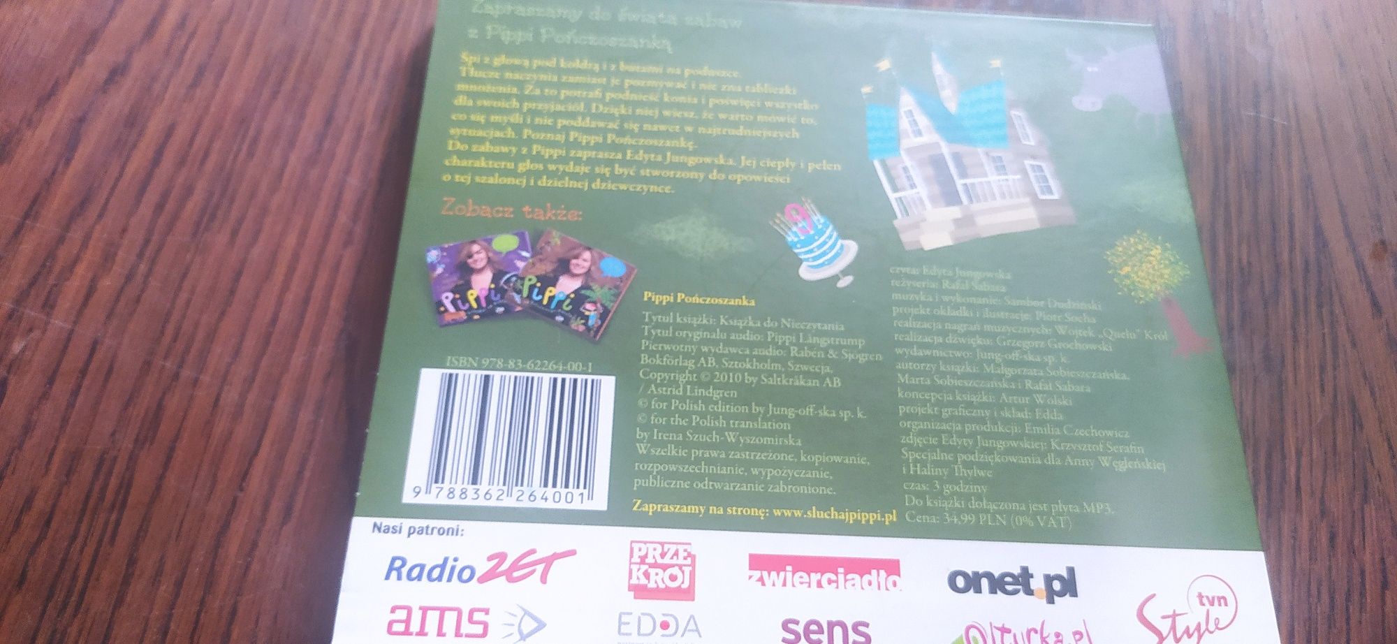 Astrid Lindgren Pippi Pończoszanka CD audiobook