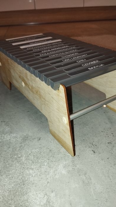 Przybornik na przyprawy pojemnik segregacja przypraw