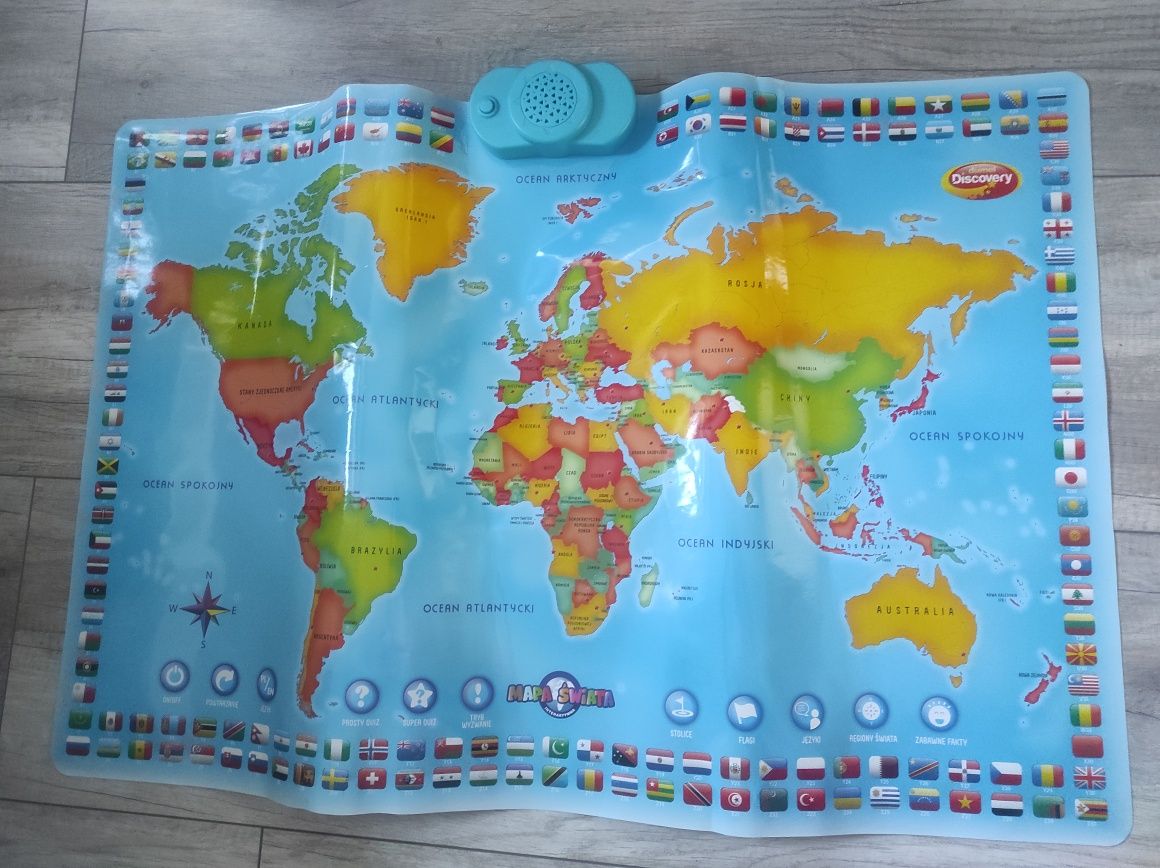 Interaktywna Mapa świata Dumel