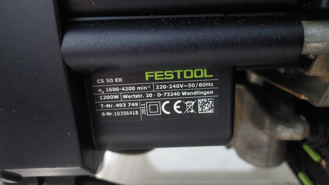 Монтажна дискова пила PRECISIO CS 50 EBG-FLR Festool