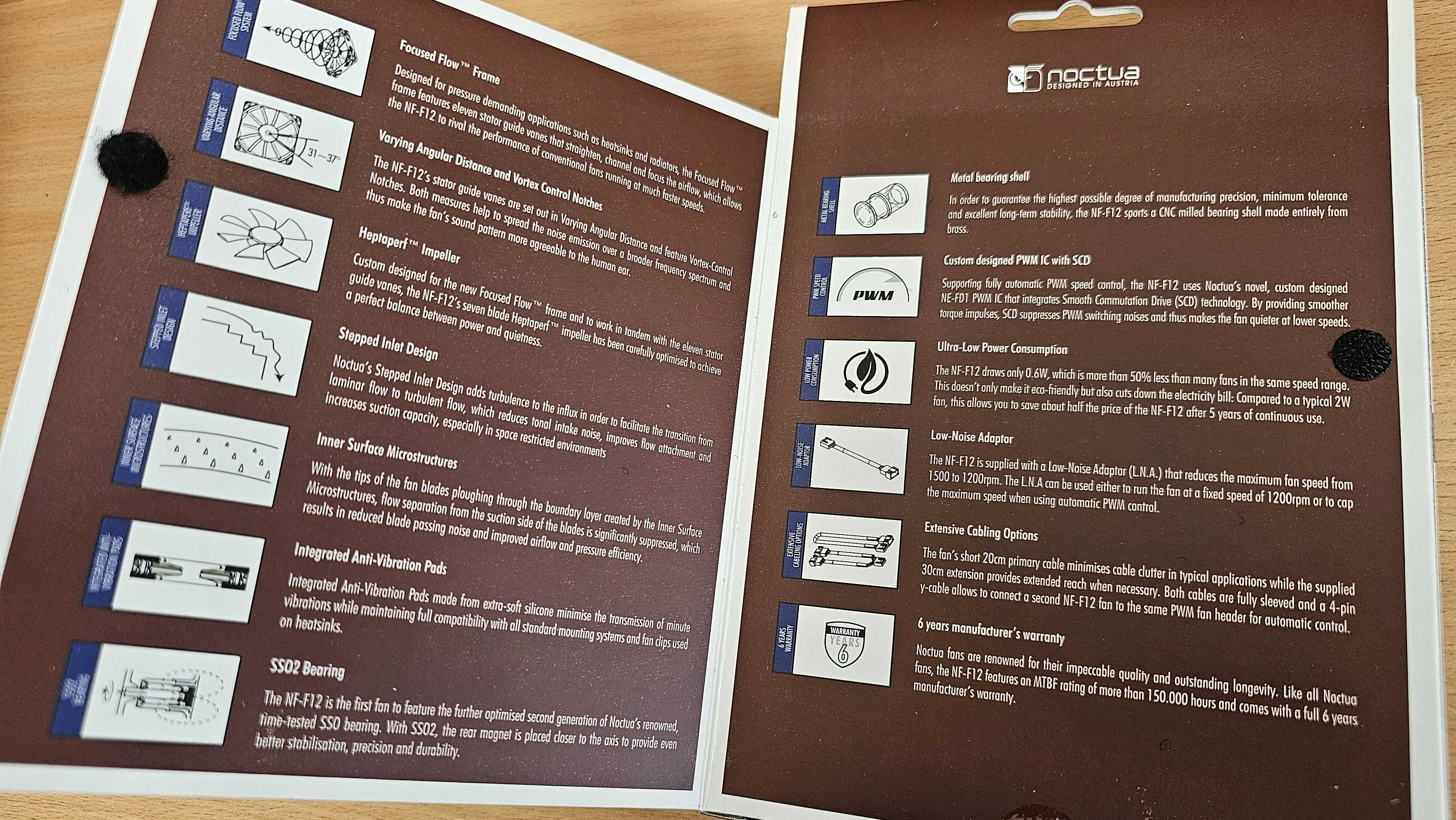 Wentylator Noctua NF-F12 PWM (2 szt.)