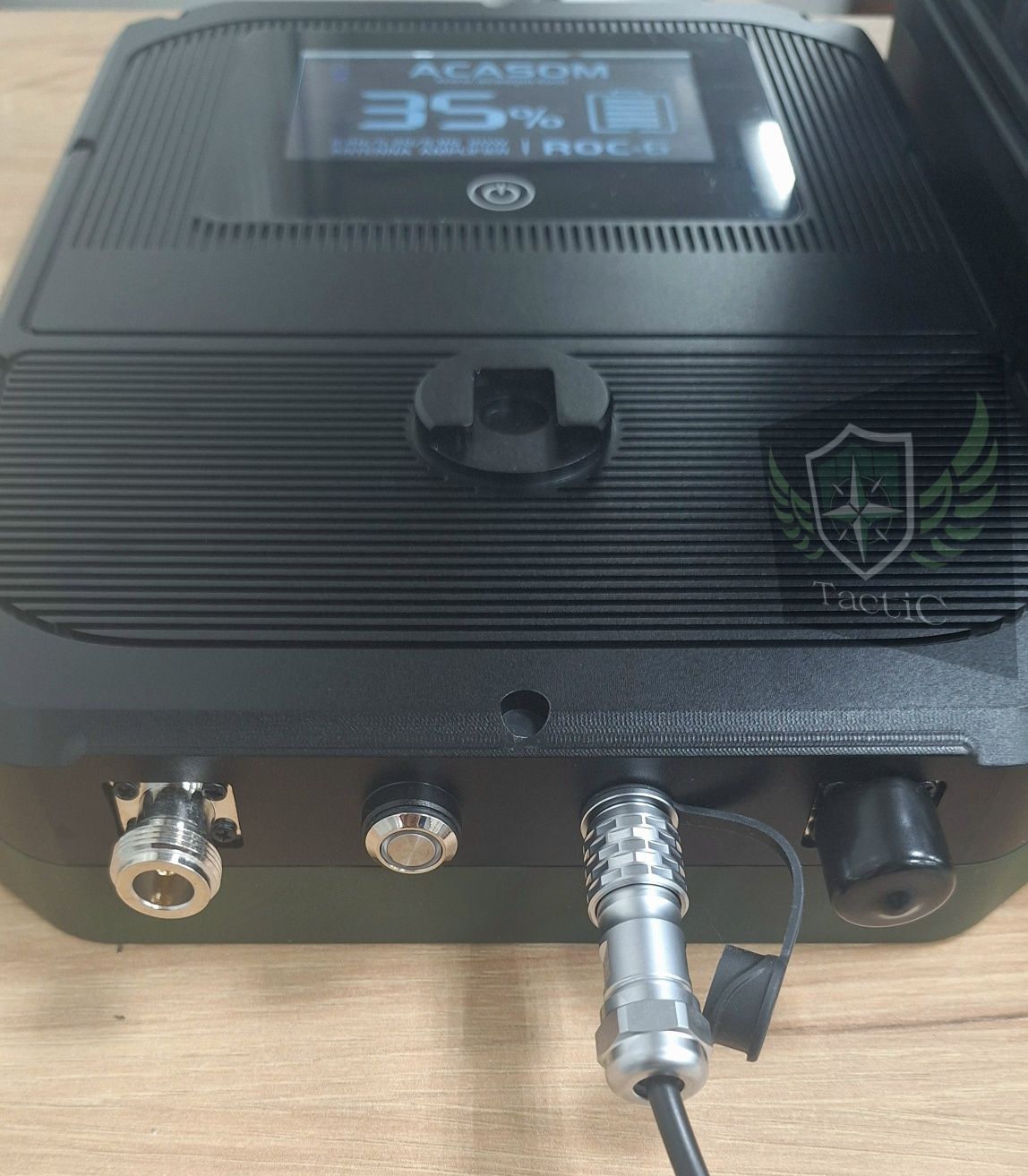 КОМПЛЕКТ: Антенна усилитель ACASOM ROC-6 N-TYPE с кабелями RG-8 10м.
