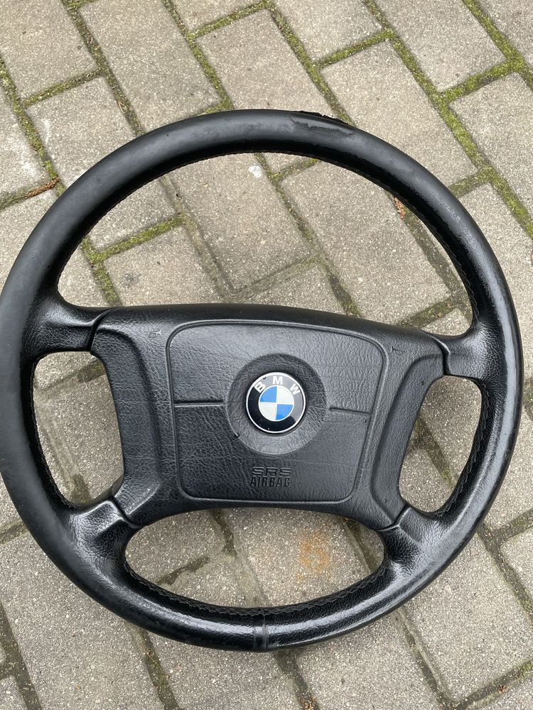 Kierownica + tasma z manetkami BMW E39