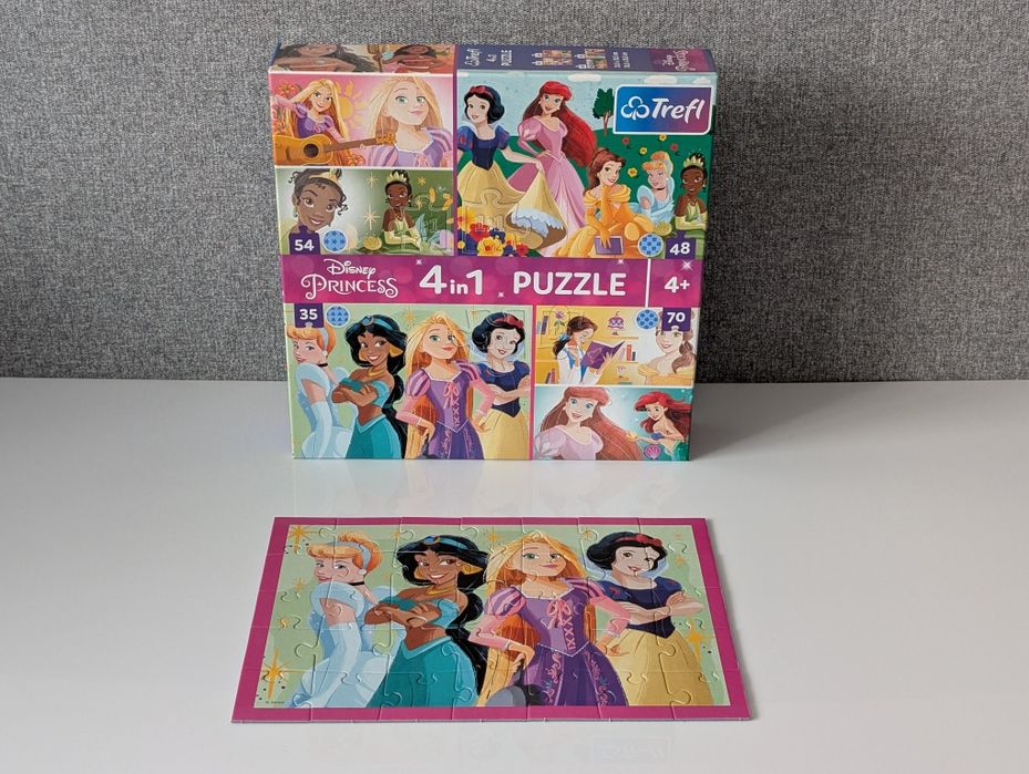 Puzzle Disney Princess 4w1, Trefl