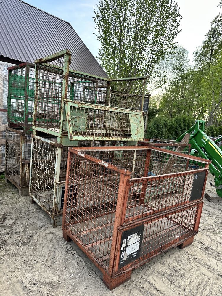 Skrzynia paletowa metalowa Skrzynka paleta metalowa