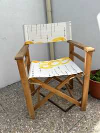 Cadeira de Realizador Madeira Acácia