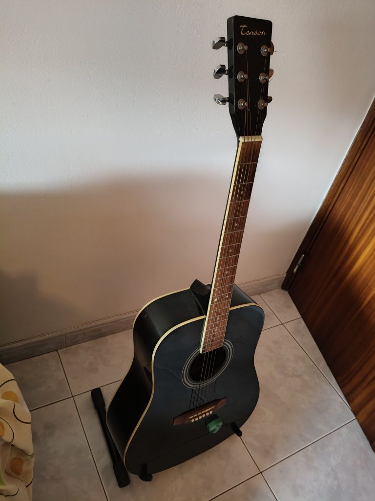 Guitarra Tenson + apoio