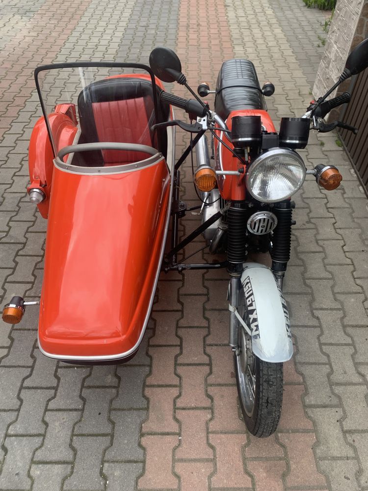 Jawa 350 velorex  z wózkiem bocznym orginał