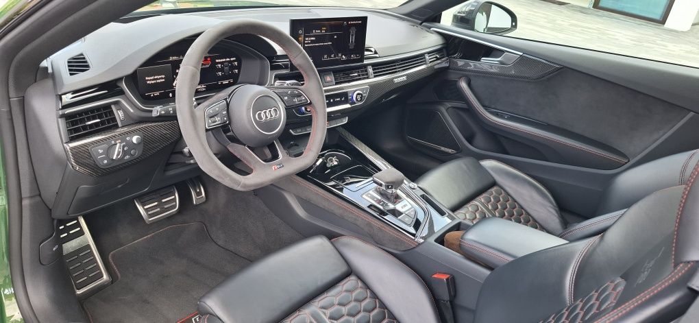 Audi rs5 full opcja!!! carbon, head up, panorama,masaże, folia ppf