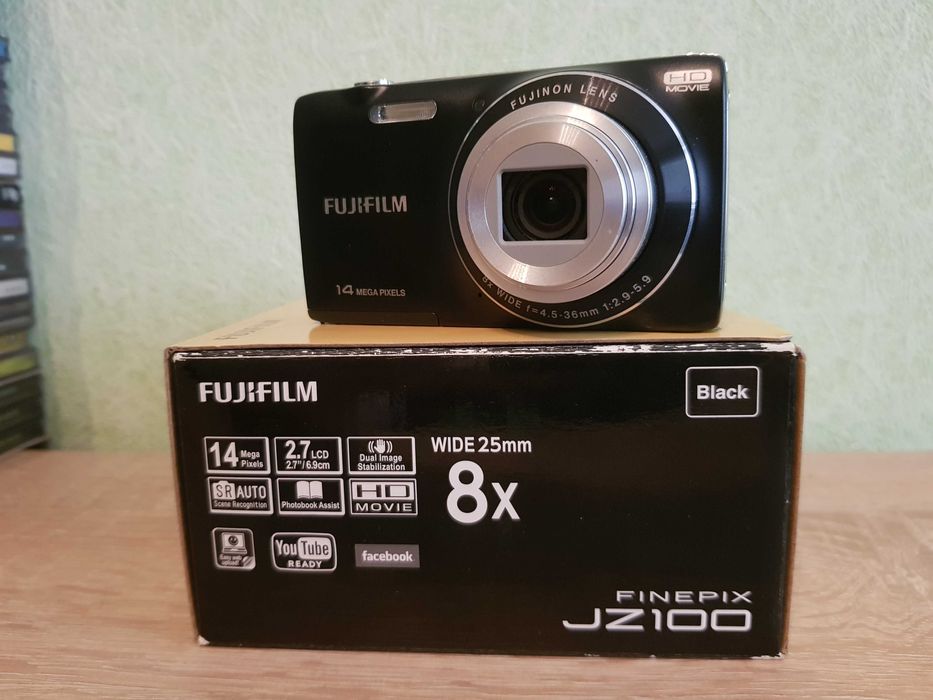 Фотоаппарат FUJI  FINEPIX  JZ 100 полный комплект