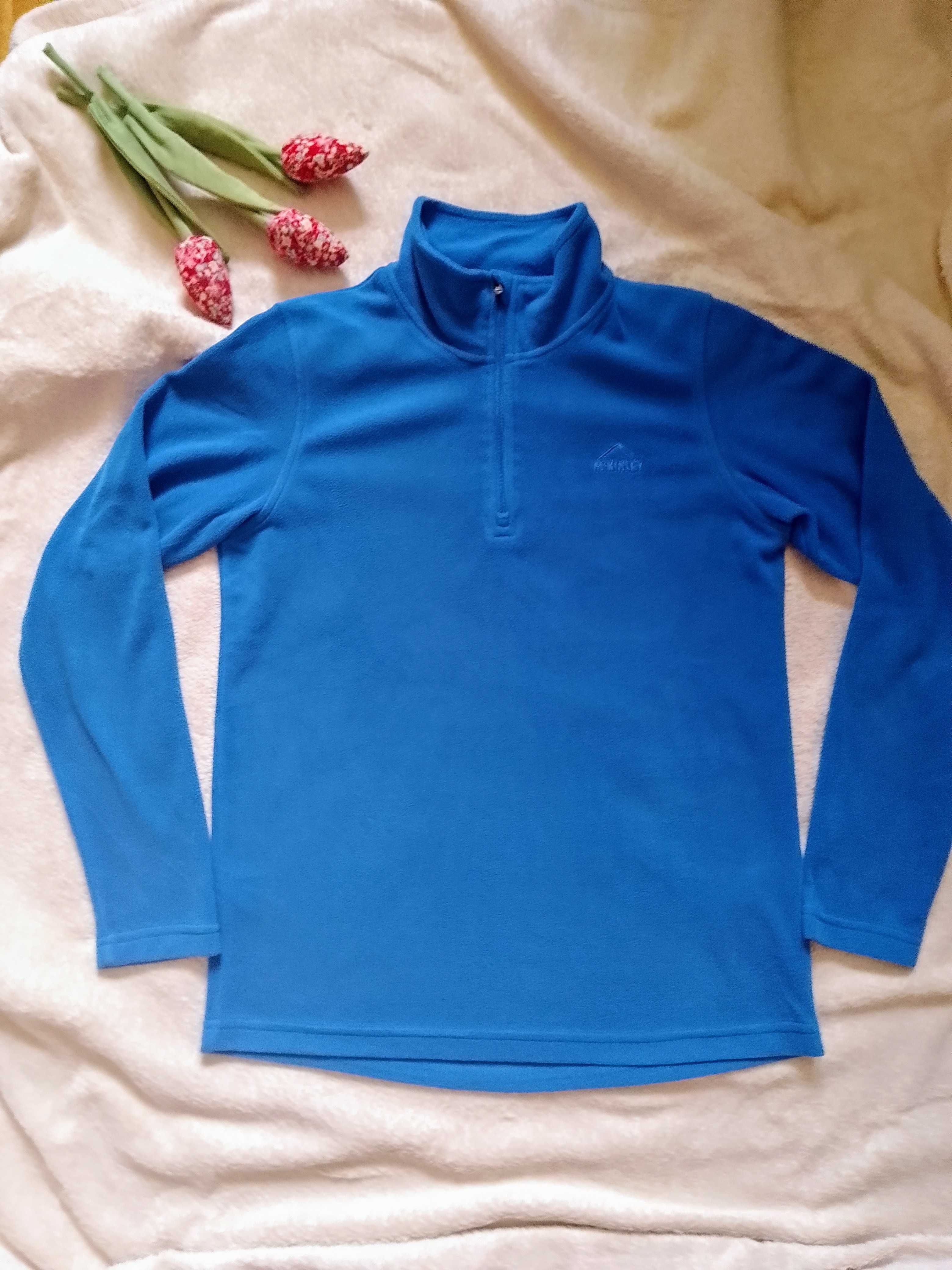 Nowa bluza Mc Kinley polar ciepła niebieski chabrowy z suwakiem