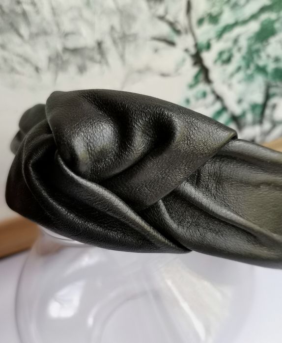 Кожаный обруч для волос кожаный ободок для волос