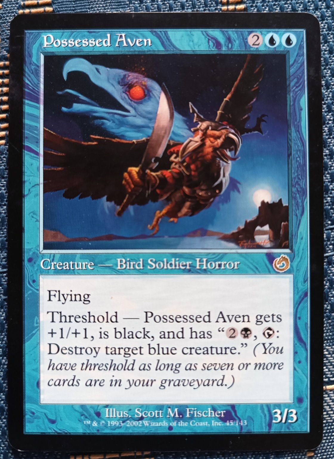 Possessed Aven - Torment - Near Mint Magic the Gathering