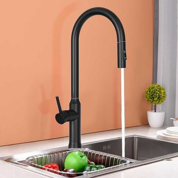 LUROON Bateria Kuchenna z Wyciąganą Wylewką 2 Tryby Natrysku 360°