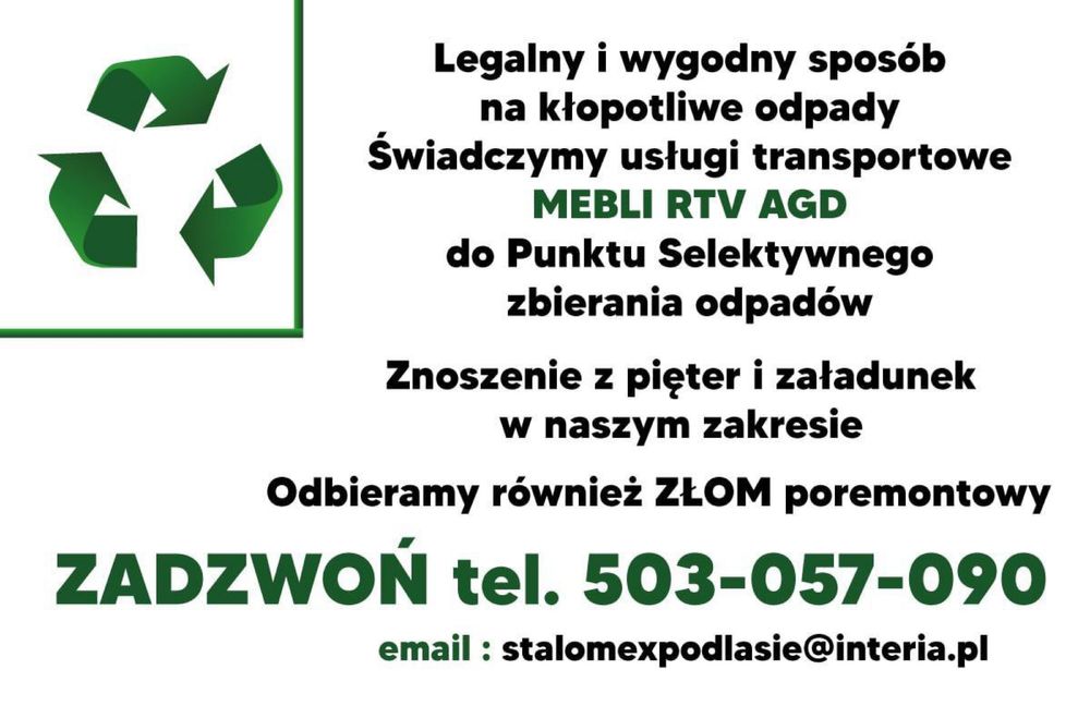 Opróżnianie Mieszkań - Wywóz Starych Mebli - Sprzątanie Piwnic Garaży