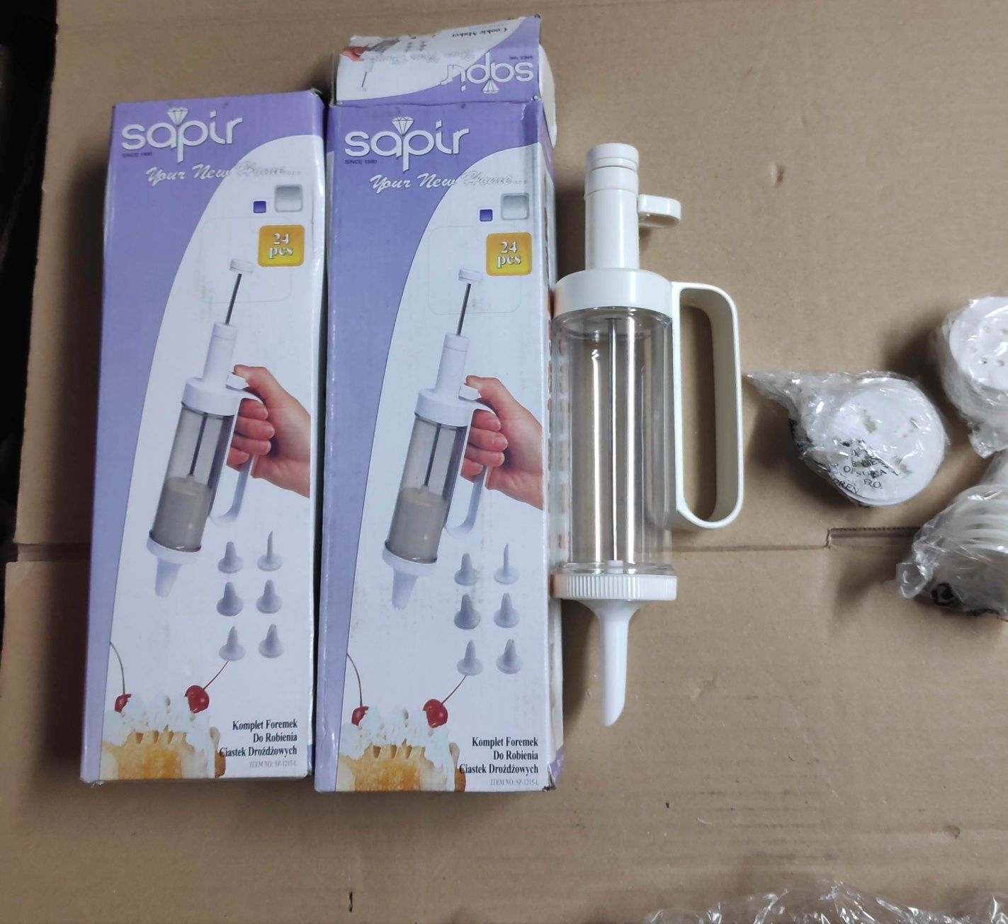 Strzykawka dekorator do ciasta x2