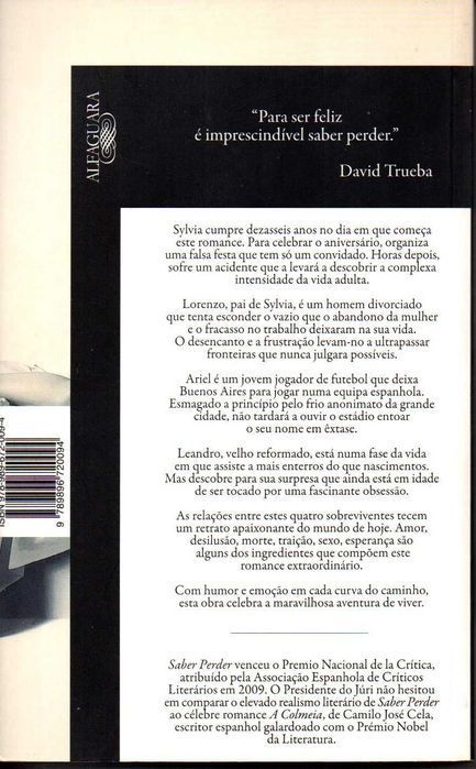 Livro - Saber Perder - David Trueba