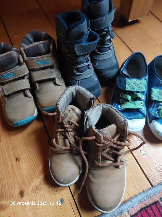 Buty dziecięce zestaw
