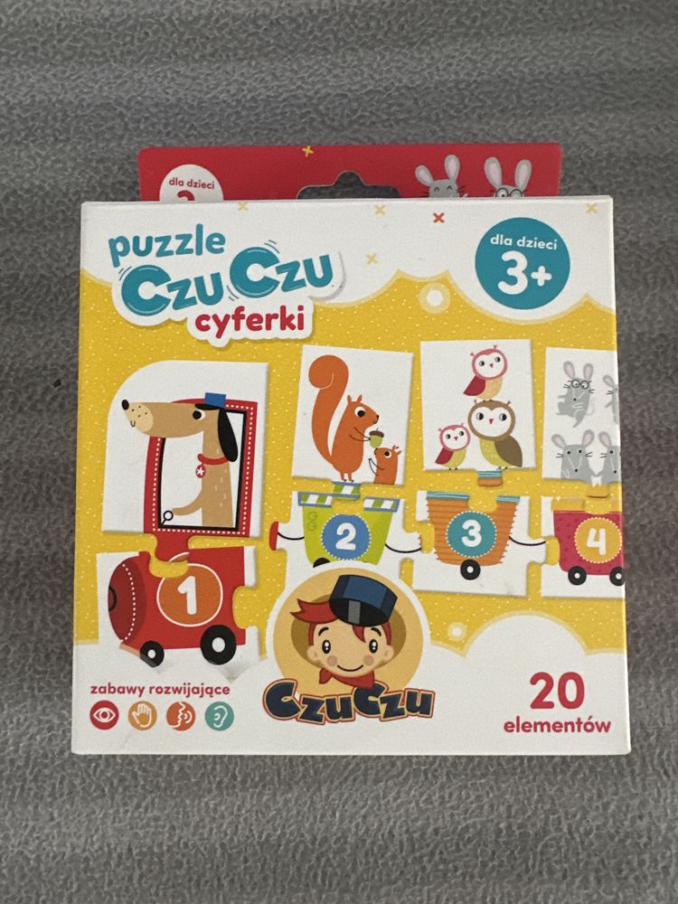 Czu czu - puzzle cyferki