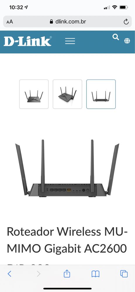 Router DLink DIR-882 Wireless MU-MIMO Gigabit AC2600