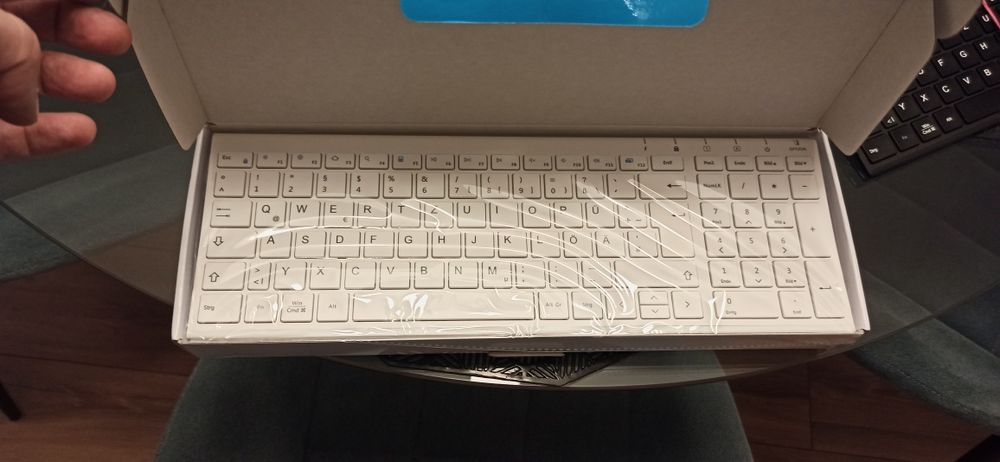 klawiatura i mysz bezprzewodowa iclever - nowa