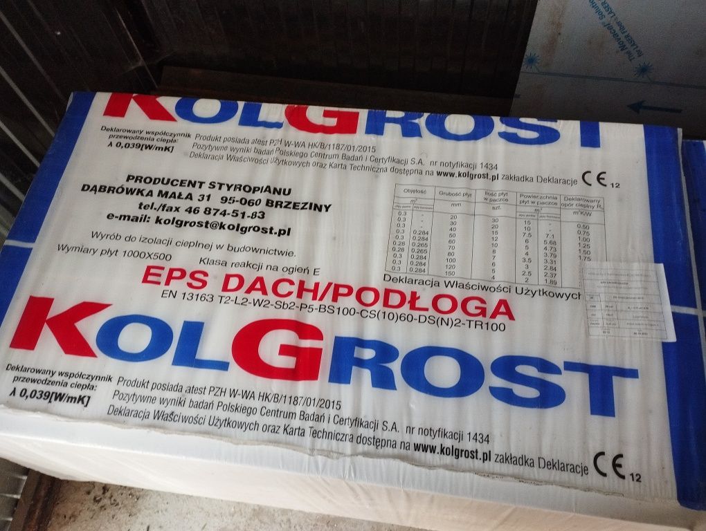 Styropian dach/podłoga
