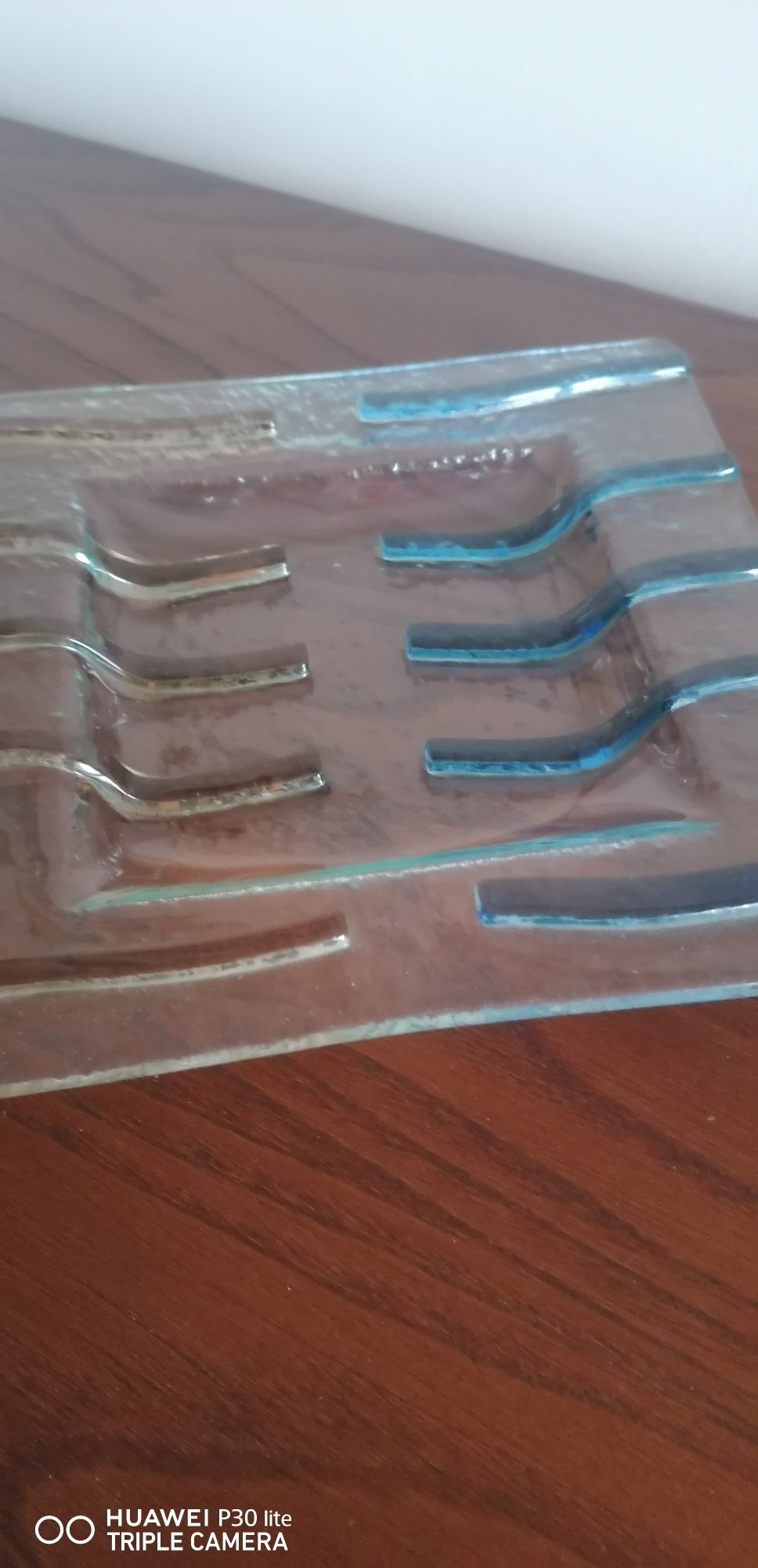 Conjunto de duas peças de vidro