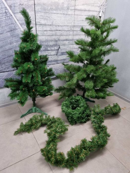 Новогодние украшения елки гирлянды