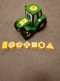 Traktor sorter John Deere