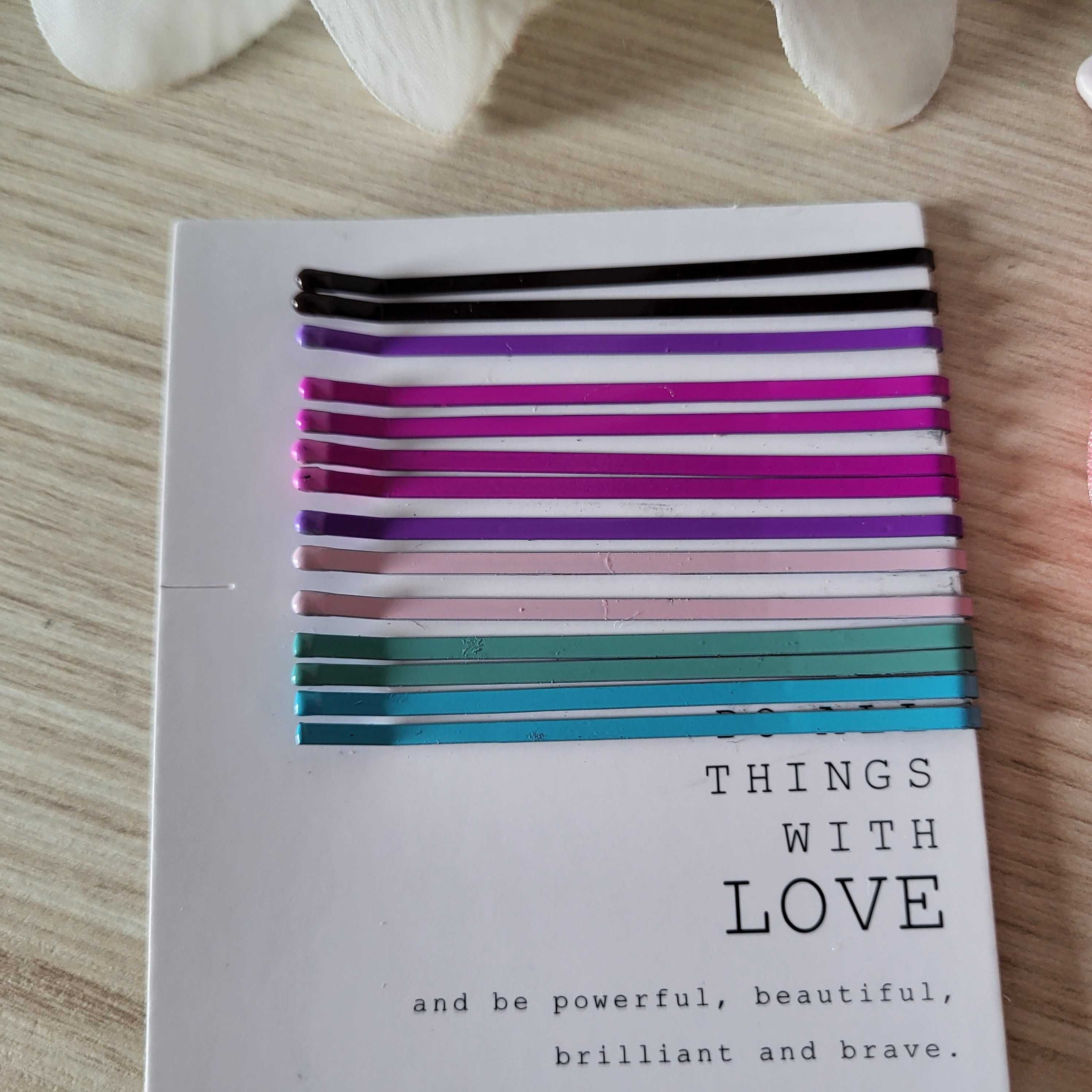 PROMOCJA Zestaw 3szt frotki i 14szt wsuwki do włosów 07
