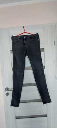 Spodnie jeansowe dżinsowe dziny rurki czarne M  lexi crafted