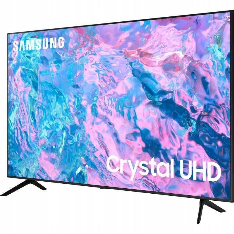 HIT Bezramkowy 65 Samsung  4K Cristal Smart TV Netflix Disney NOWY