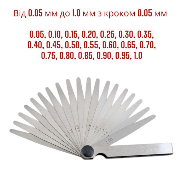 набір щупів для измерения зазоров для вимірювання зазорів щупы щуп