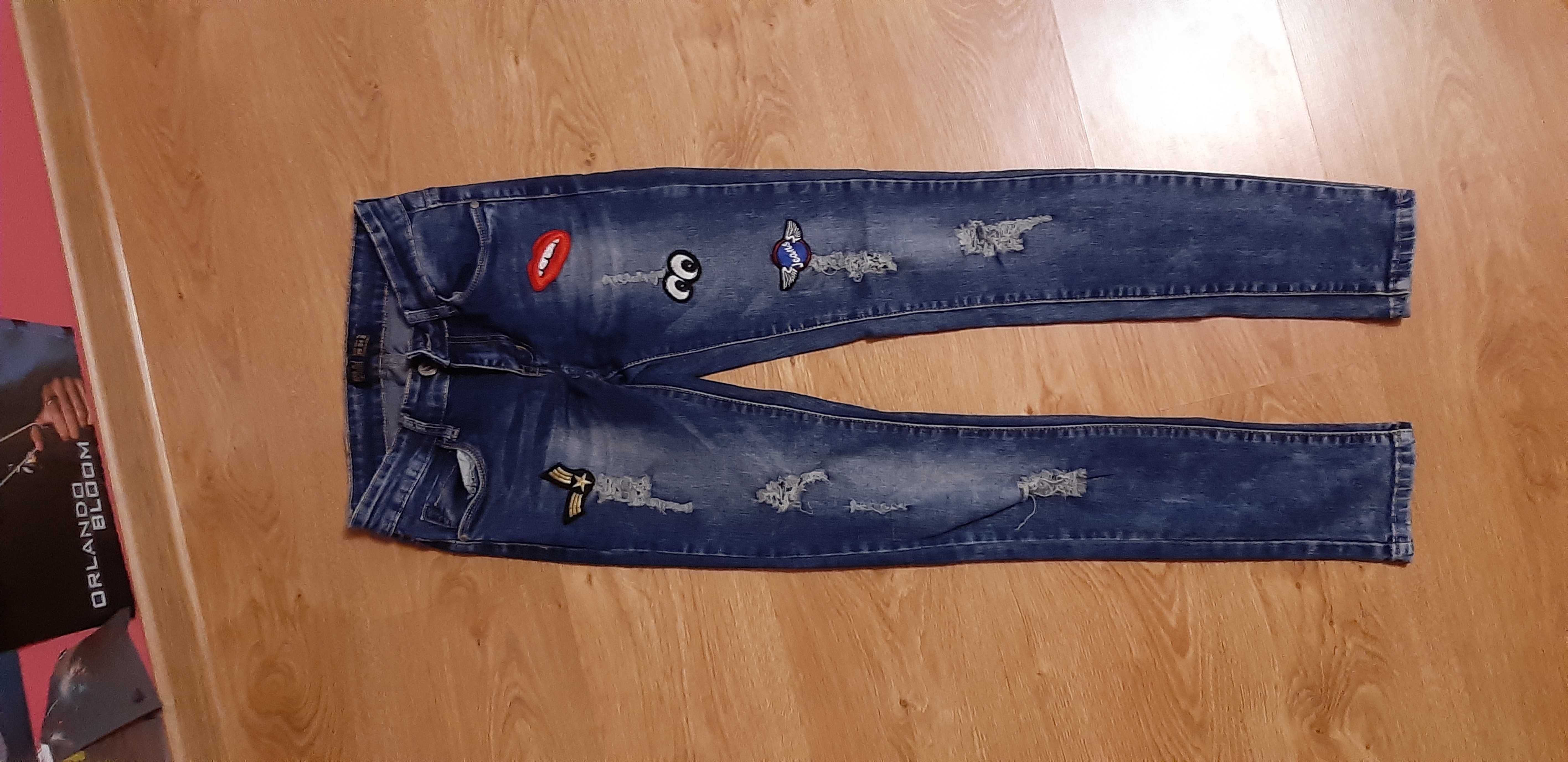 Spodnie jeans r. 36