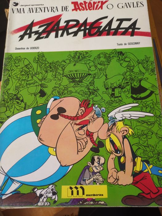 Livros de Astérix e Lucky Luke