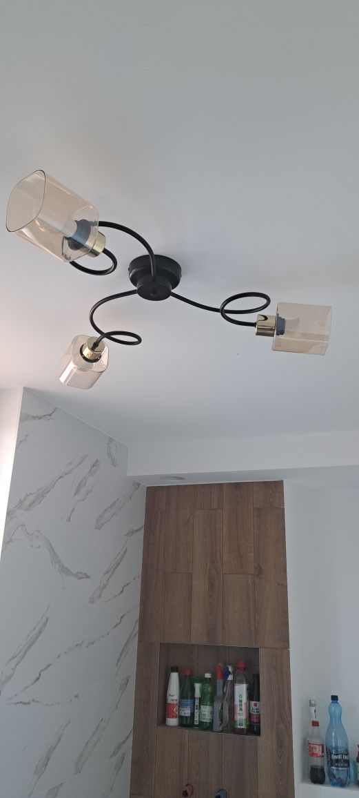 Lampa + kinkiet podwójny