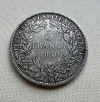 5 franków 1850 A Francja Ceres srebrna moneta