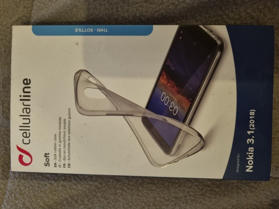 Capa nokia 3.1 transparente