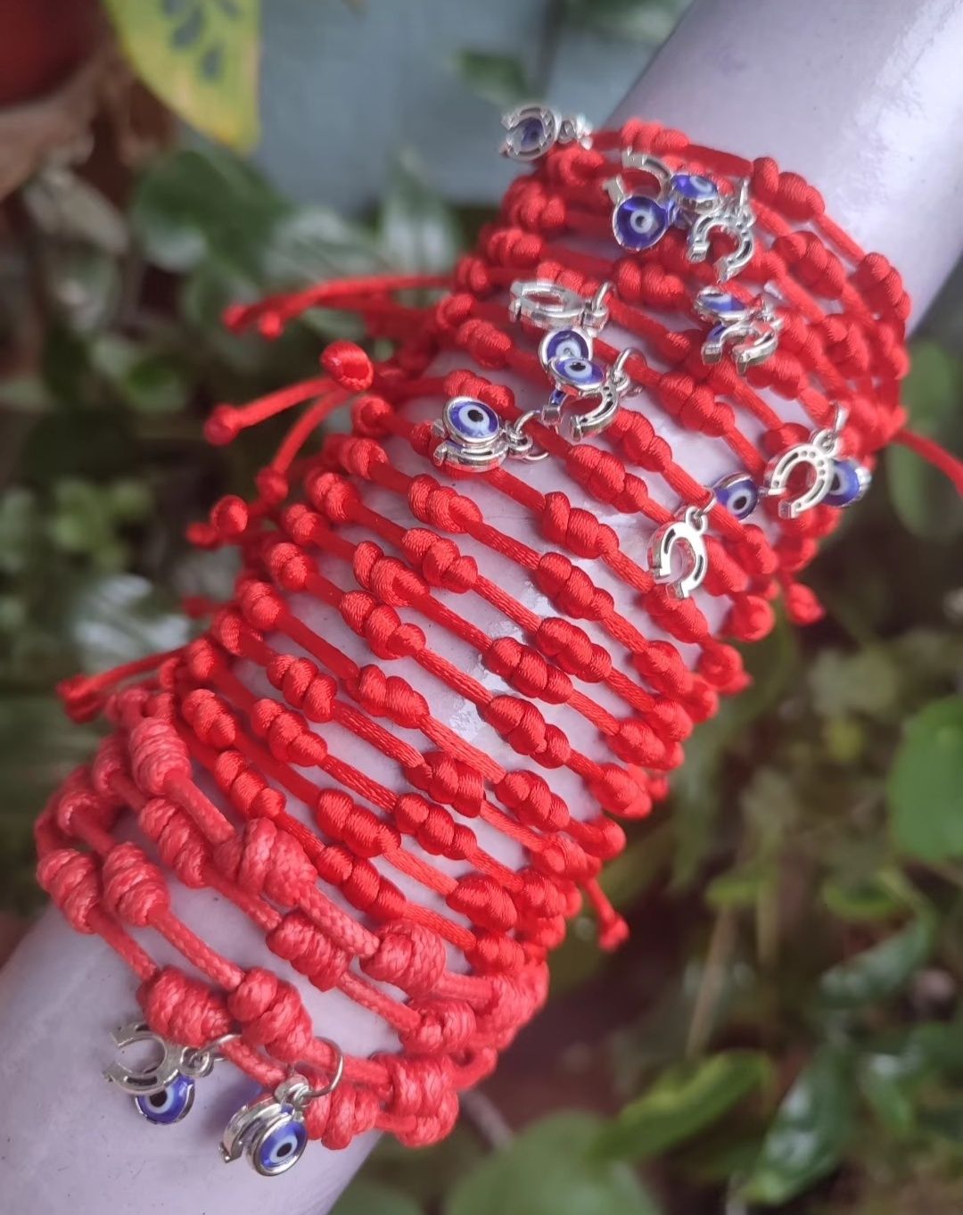 Pulseiras de proteção 7 nós feitas á mão