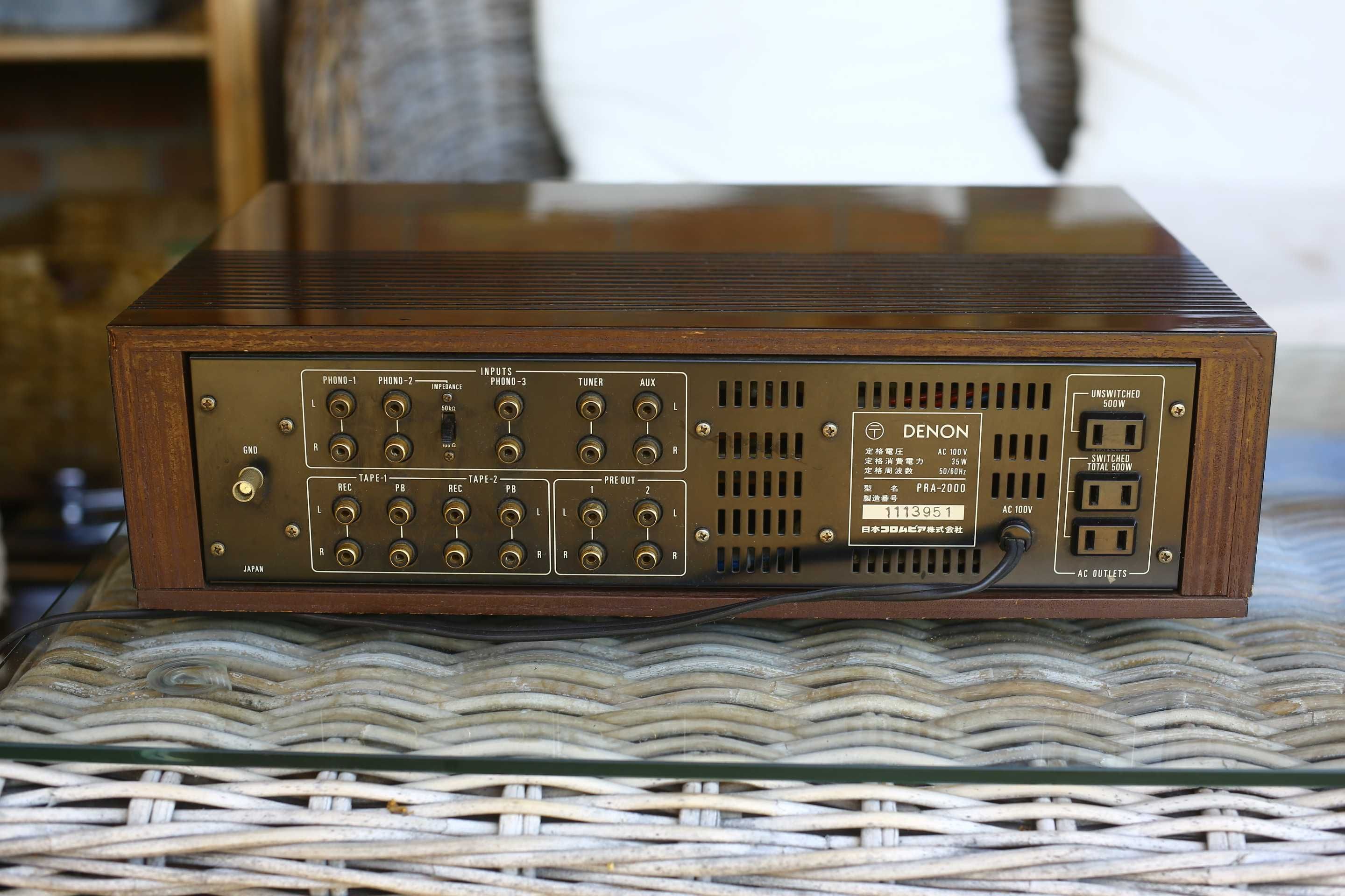 Preamp Denon PRA2000