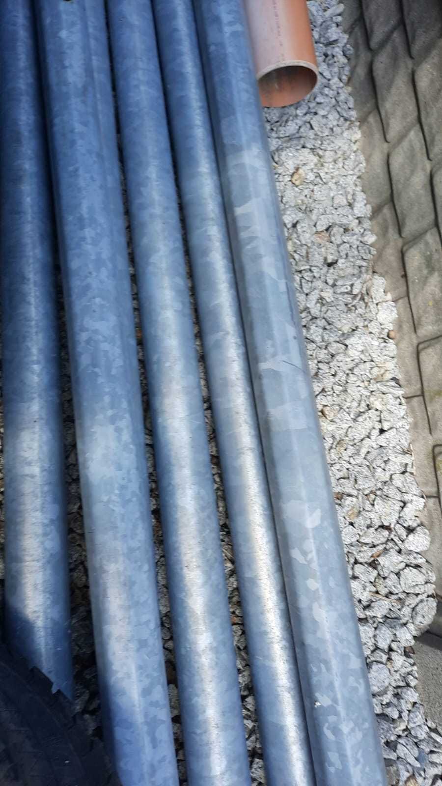 Słup metalowy stożkowy 8m + fundament, maszt , nowy