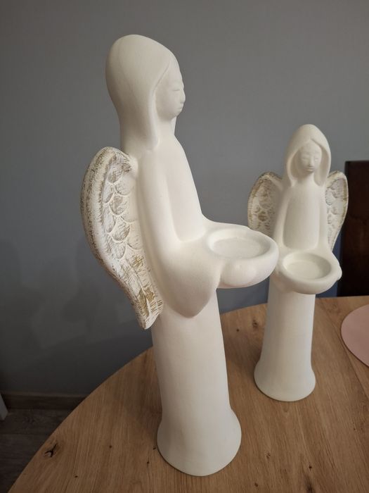 Anioły duże 2 sztuki stan idealny