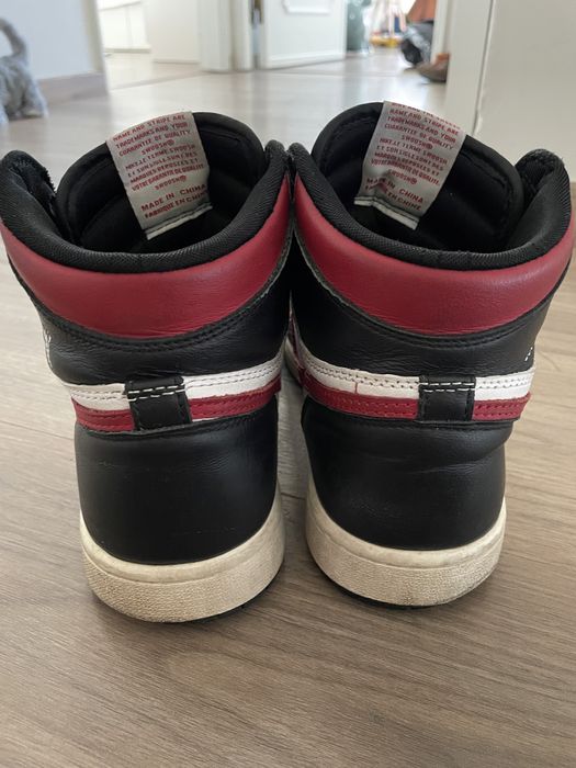 Air Jordan 1 High Black Gym Red 41