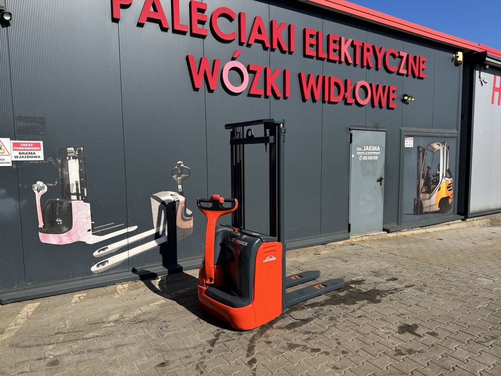 Paleciak elektryczny Linde 1200 kg 290 cm wózek Linde L 12 sztaplarka