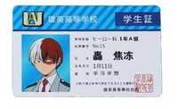 Karta legitymacja BNHA Shoto Todoroki anime manga cosplay Nowa