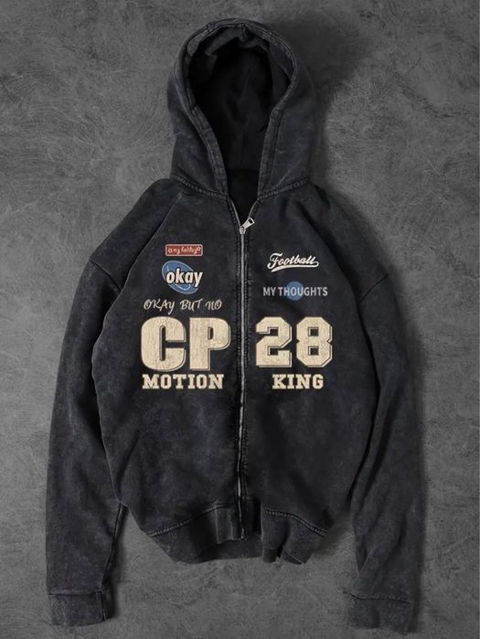 Худі Y2K,ромір М